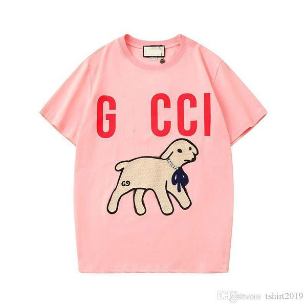 the latest spring/summer 2020 look for women is a short-sleeved t-shirt embroidered with lamb and diamond print s l xl xxl 9968, White
the latest spring/summer 2020 look for women is a short-sleeved t-shirt embroidered with lamb and diamond print s l xl xxl 9968, White