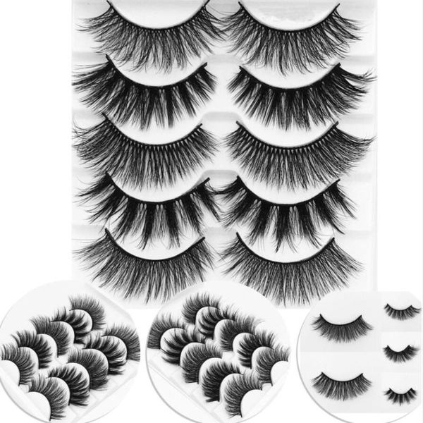 false eyelashes 5pairs 3d soft mink hair handmade wispy fluffy long lashes makeup tools faux
false eyelashes 5pairs 3d soft mink hair handmade wispy fluffy long lashes makeup tools faux