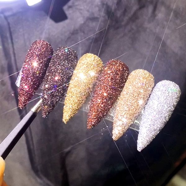 nail glitter 1 box holographics powder sparkly shinning rose gold silver polish chrome dust pigment art decorations, Silver;gold
nail glitter 1 box holographics powder sparkly shinning rose gold silver polish chrome dust pigment art decorations, Silver;gold