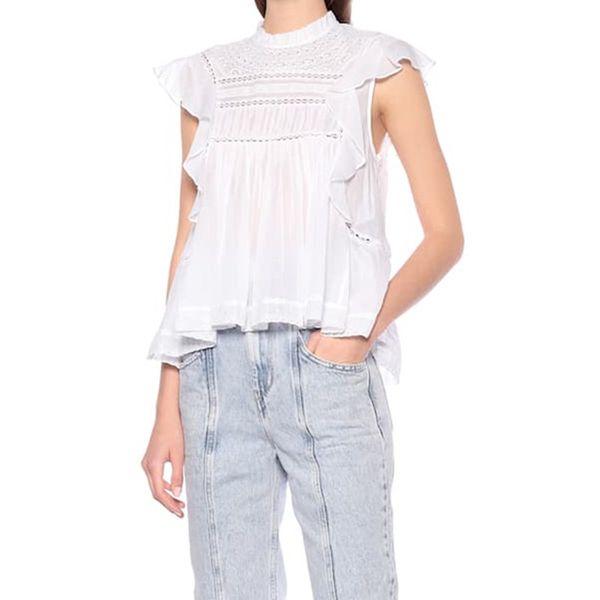 womem's lace hollow out black or white shirt ruffles short sleeve stand collar summer blouse 2020 new
womem's lace hollow out black or white shirt ruffles short sleeve stand collar summer blouse 2020 new