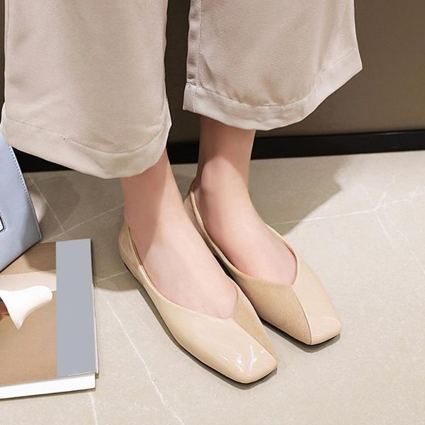 sjjh casual women flats with square toe and flat heel e489, Black
sjjh casual women flats with square toe and flat heel e489, Black