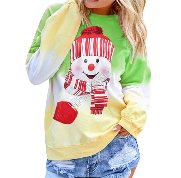 2020 christmas rainbow gradient snowman printed women's sweater designers ladies autumn winter casual sports sweatshirts clothes s-5xl, Black
2020 christmas rainbow gradient snowman printed women's sweater designers ladies autumn winter casual sports sweatshirts clothes s-5xl, Black