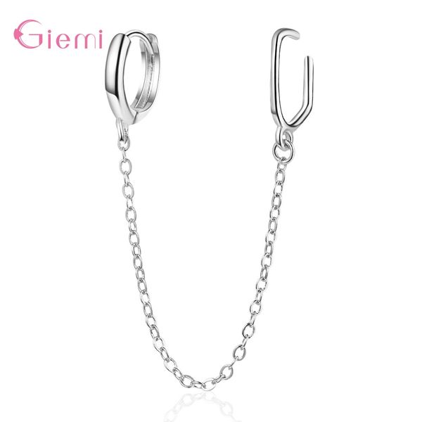 simple long round statement earrings women 925 sterling silver jewelry tassel ear chain small hoop earrings brinco, Golden;silver
simple long round statement earrings women 925 sterling silver jewelry tassel ear chain small hoop earrings brinco, Golden;silver