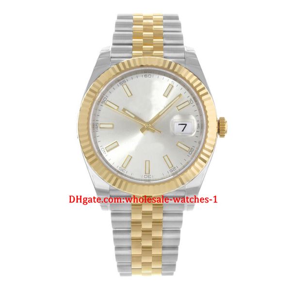 19 стиль качества оптовой продажи супер wristwatches 41мм сталь 18к желтого золота серебряный набор jubilee мужские часы 126333, Slivery;brown
19 стиль качества оптовой продажи супер wristwatches 41мм сталь 18к желтого золота серебряный набор jubilee мужские часы 126333, Slivery;brown