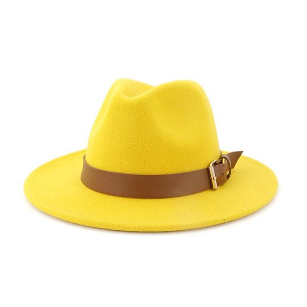 fashion men women wide brim wool felt hat formal party jazz trilby fedora hat with belt buckle yellow orange rosy panama cap, Blue;gray
fashion men women wide brim wool felt hat formal party jazz trilby fedora hat with belt buckle yellow orange rosy panama cap, Blue;gray