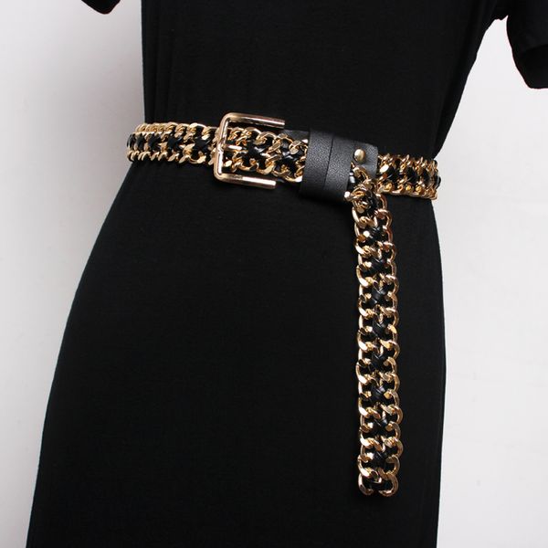 2020 new fashion webbing metal chain waist belt ladies punk pin buckled hip hop metal belt for women, Black;brown
2020 new fashion webbing metal chain waist belt ladies punk pin buckled hip hop metal belt for women, Black;brown