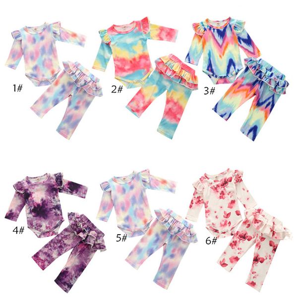 2020 spring autumn baby clothing newborn infant baby girls tie dyed romper pants 2pcs butterfly sleeve outfits set clothes, White
2020 spring autumn baby clothing newborn infant baby girls tie dyed romper pants 2pcs butterfly sleeve outfits set clothes, White