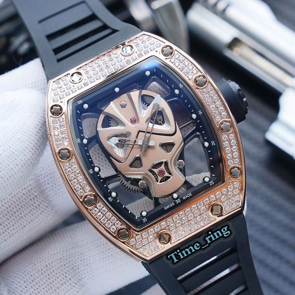 edition rm52-06 skeleton dial rose gold diamond case japan miyota automatic movement rm52-06 mens watch rubber strap designer watches, Slivery;brown
edition rm52-06 skeleton dial rose gold diamond case japan miyota automatic movement rm52-06 mens watch rubber strap designer watches, Slivery;brown