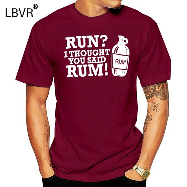 men's funny slogan t-shirt i thought you said rum" navy sizes s-3xl new t shirts funny tee new