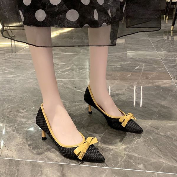 rimocy elegant stiletto high heels shoes women autumn new bowtie pointed toe pumps woman slip-on shallow mouth party shoes mujer, Black
rimocy elegant stiletto high heels shoes women autumn new bowtie pointed toe pumps woman slip-on shallow mouth party shoes mujer, Black