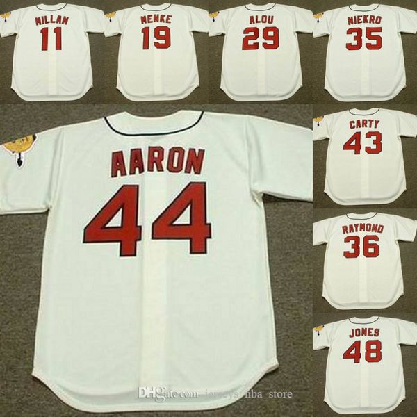 men youth women 11 felix millan 48 mack jones 19 denis menke 44 hank aaron 35 phil niekro 29 felipe alou atlanta 1967 baseball jersey 02, Blue;black
men youth women 11 felix millan 48 mack jones 19 denis menke 44 hank aaron 35 phil niekro 29 felipe alou atlanta 1967 baseball jersey 02, Blue;black