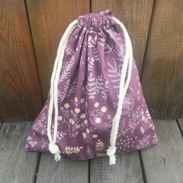 gift wrap 1pc cotton twill drawstring pouch organizer party bag print rural grass flower wine red yl9415b
gift wrap 1pc cotton twill drawstring pouch organizer party bag print rural grass flower wine red yl9415b