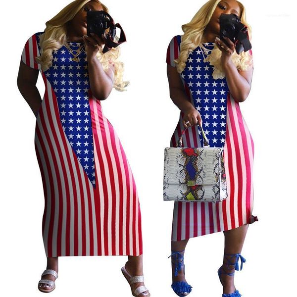 designer dresses american independence day holiday dresses o neck short sleeve patchwork star and striped summer womens, Black;gray
designer dresses american independence day holiday dresses o neck short sleeve patchwork star and striped summer womens, Black;gray