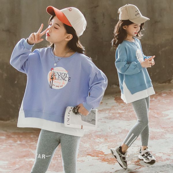 big girls autumn set long sleeve cotton trousers 2 pcs suit spring outdoor leisure outfits kids girl's clothes
big girls autumn set long sleeve cotton trousers 2 pcs suit spring outdoor leisure outfits kids girl's clothes