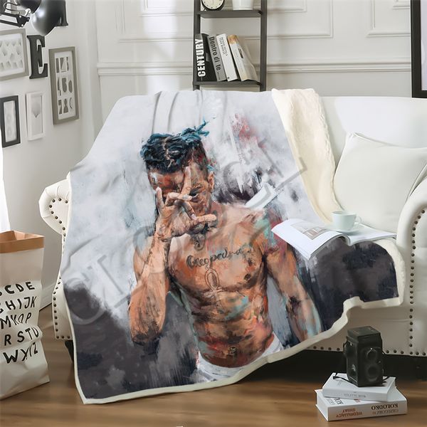 cloocl factory wholesale dj singer xxxtentacion blanket 3d print double layer fashion autumn casual sofa youth bedding throw blankets
cloocl factory wholesale dj singer xxxtentacion blanket 3d print double layer fashion autumn casual sofa youth bedding throw blankets