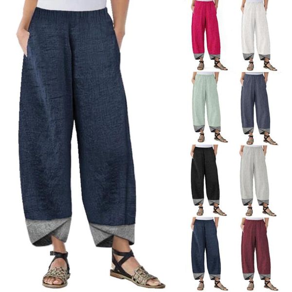 vintage cotton linen pants women loose wid leg pants summer casual solid patchwork irregular trousers au4, Black;white
vintage cotton linen pants women loose wid leg pants summer casual solid patchwork irregular trousers au4, Black;white