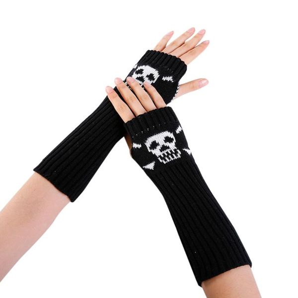 five fingers gloves chamsgend women winter wrist arm warmer skull knitted long fingerless mitten, Blue;gray
five fingers gloves chamsgend women winter wrist arm warmer skull knitted long fingerless mitten, Blue;gray