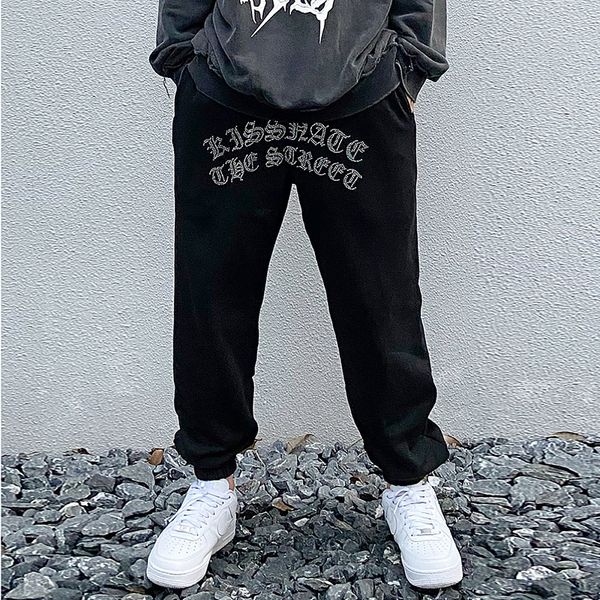 high street joggers sweatpants mens drawstring oversize baggy harem pants hip hop loose casual trousers, Black
high street joggers sweatpants mens drawstring oversize baggy harem pants hip hop loose casual trousers, Black