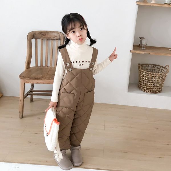 warm thermal cotton padded kids overall boys girls winter pants children's clothing, Blue
warm thermal cotton padded kids overall boys girls winter pants children's clothing, Blue