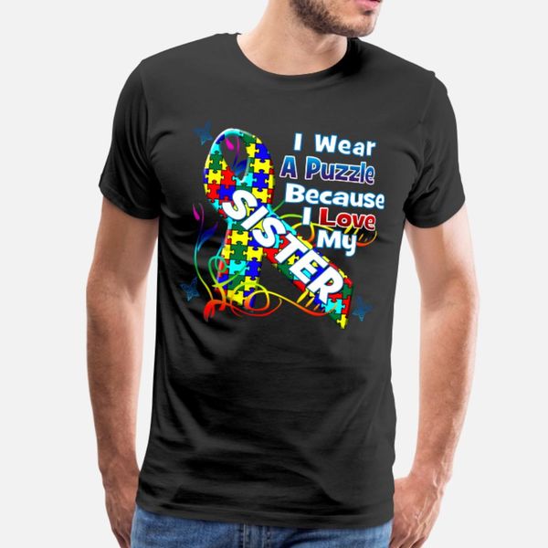 autism awareness i wear a puzzle for my sister t shirt men printed short sleeve s-xxxl leisure interesting funny casual summer style
autism awareness i wear a puzzle for my sister t shirt men printed short sleeve s-xxxl leisure interesting funny casual summer style