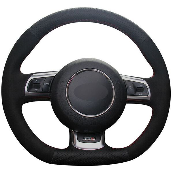diy hand sewing customization black suede&hole leather steering wheel hand-stitch on wrap for audi tt 2008-2013 car accessories
diy hand sewing customization black suede&hole leather steering wheel hand-stitch on wrap for audi tt 2008-2013 car accessories