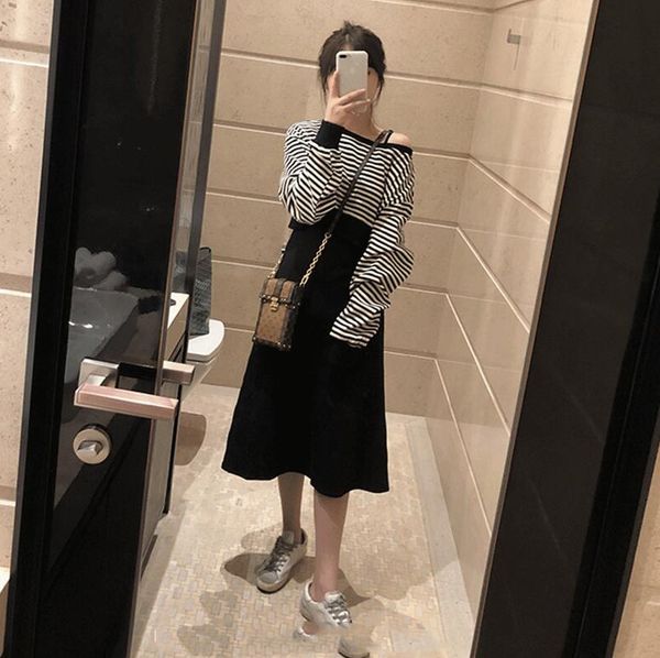 korean-style slim-looking casual and light-maturing early autumn women's clothing korean women's dress knitted dress for early aut, Gray
korean-style slim-looking casual and light-maturing early autumn women's clothing korean women's dress knitted dress for early aut, Gray