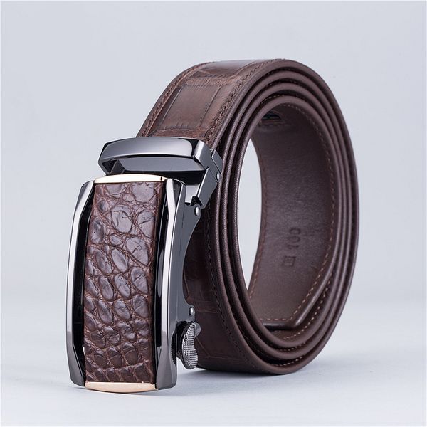thailand crocodile belt genuine leather automatic buckle concise men's business affairs leisure time waist belt ing, Black;brown
thailand crocodile belt genuine leather automatic buckle concise men's business affairs leisure time waist belt ing, Black;brown