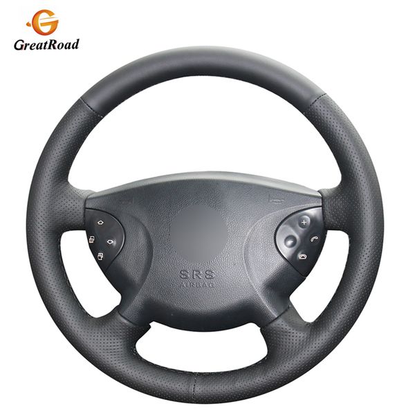 hand-stitched black pu artificial leathercar steering wheel cover for - w210 e240 e63 e320 e280 2002 2003 2004 2005
hand-stitched black pu artificial leathercar steering wheel cover for - w210 e240 e63 e320 e280 2002 2003 2004 2005