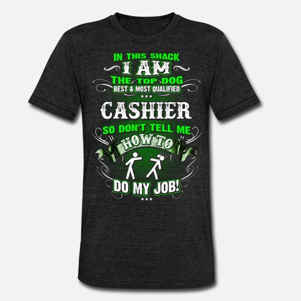 s for men job cashier t shirt men customize tee shirt s-xxxl basic solid loose funny spring standard shirt