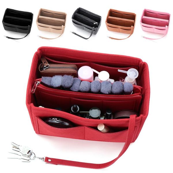 felt purse insert organizer portable cosmetic bag handbag tote toiletries pocket multifunction travel makeup storage pouch
felt purse insert organizer portable cosmetic bag handbag tote toiletries pocket multifunction travel makeup storage pouch