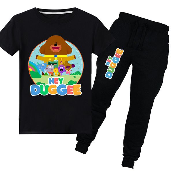 2020 new summer baby boys and girls fashion hey duggee suit children's cute cartoon sets t-shirt + trousers children's clothing, White
2020 new summer baby boys and girls fashion hey duggee suit children's cute cartoon sets t-shirt + trousers children's clothing, White