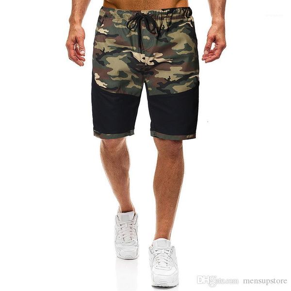 half length shorts mens camouflage shorts summer casual male street beach sports, White;black
half length shorts mens camouflage shorts summer casual male street beach sports, White;black
