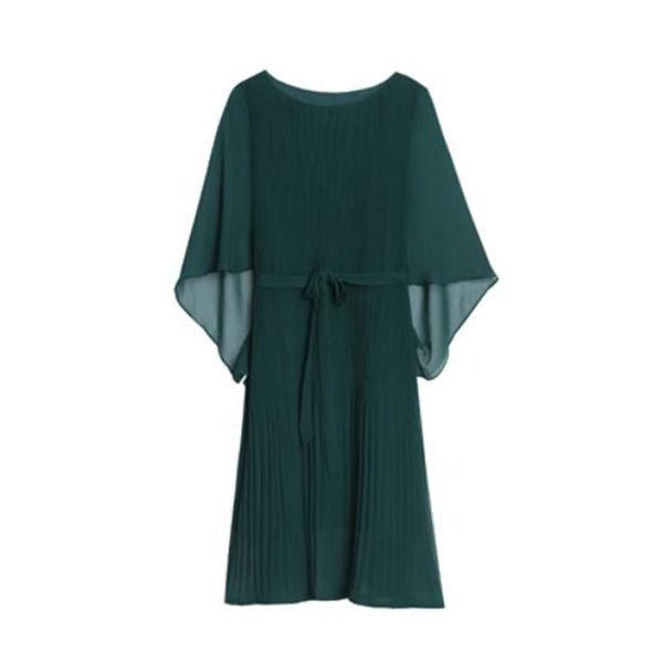 womens dresses new arrival 2020 casual round collar soild color butterfly sleeve chiffon dress elegant loose large size dresses, Black;gray
womens dresses new arrival 2020 casual round collar soild color butterfly sleeve chiffon dress elegant loose large size dresses, Black;gray