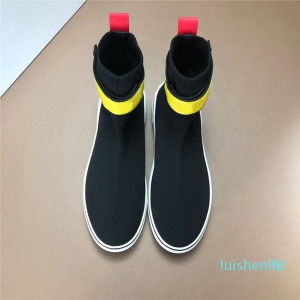 fashion latest mens sock sneakers with mesh upper, triple s with soft rubber speed trainers for men fashion red bottoms sneaker l30, Black
fashion latest mens sock sneakers with mesh upper, triple s with soft rubber speed trainers for men fashion red bottoms sneaker l30, Black