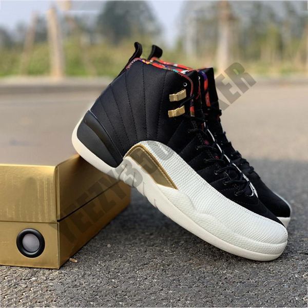 2019 cspace cny basketball shoes 12s year of pig black white gold brand desgin fashion look mens women sports sneakers
2019 cspace cny basketball shoes 12s year of pig black white gold brand desgin fashion look mens women sports sneakers
