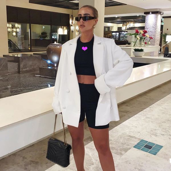 women's jacket 2020 new autumn classical pure color outwear double-breasted casual suit 5-style available size :s, Black;brown
women's jacket 2020 new autumn classical pure color outwear double-breasted casual suit 5-style available size :s, Black;brown
