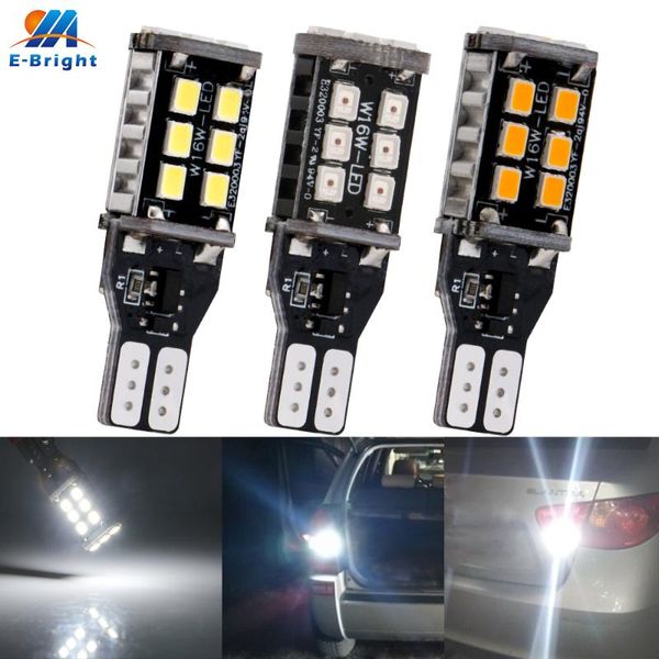 canbus 2pcs no error t15 w16w 2835 smd 15 led wy16w amber red white cars led bulbs tail brake reverse turn signal backup light
canbus 2pcs no error t15 w16w 2835 smd 15 led wy16w amber red white cars led bulbs tail brake reverse turn signal backup light