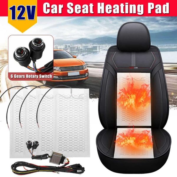 4pcs 12v carbon fiber seat heating pads heated cushion 6 level universal carbon fiber car heated seat heater pad kit
4pcs 12v carbon fiber seat heating pads heated cushion 6 level universal carbon fiber car heated seat heater pad kit