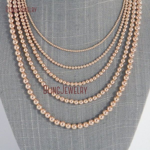 chokers dainty bead necklace rose gold filled ball beaded choker with lobster claw clasp nm33720, Golden;silver
chokers dainty bead necklace rose gold filled ball beaded choker with lobster claw clasp nm33720, Golden;silver