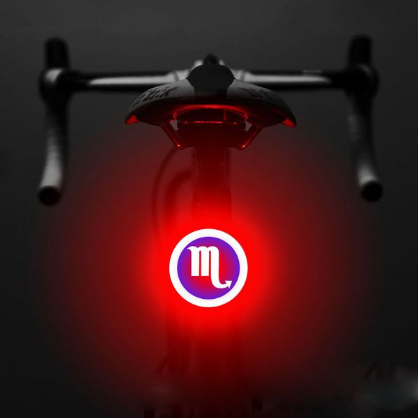 12 constellation bicycle light cycling taillight usb rechargeable seat lamp mtb rear reflector goods bike accessories
12 constellation bicycle light cycling taillight usb rechargeable seat lamp mtb rear reflector goods bike accessories