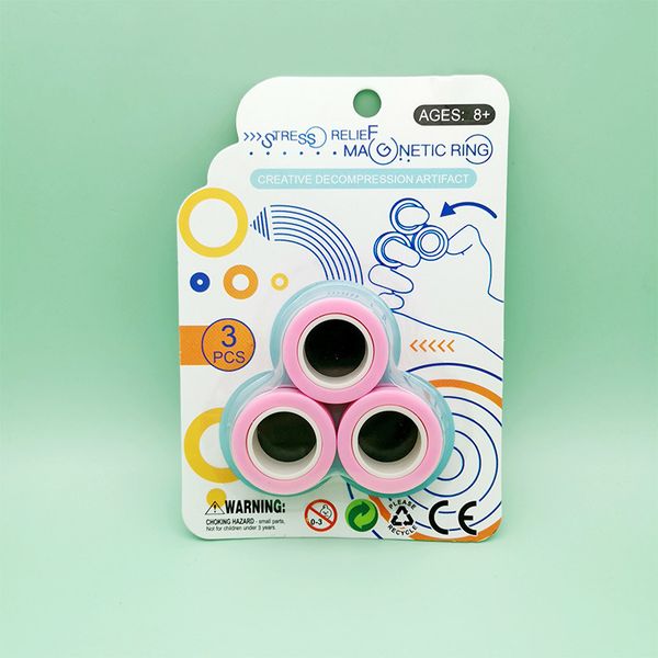 new fun decompression ring magnetic bracelet ring decompression toy finger game gyro puzzle children's toys
new fun decompression ring magnetic bracelet ring decompression toy finger game gyro puzzle children's toys