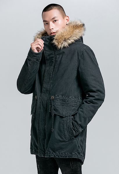 new parka men thick fleece cotton loose fit winter -40'c keep warm man military amry navy denim jeans jacket, Black;brown
new parka men thick fleece cotton loose fit winter -40'c keep warm man military amry navy denim jeans jacket, Black;brown
