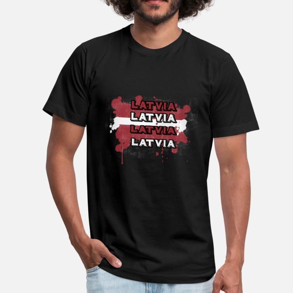 latvia t shirt men customized short sleeve euro size s-3xl pattern sunlight casual spring pattern shirt