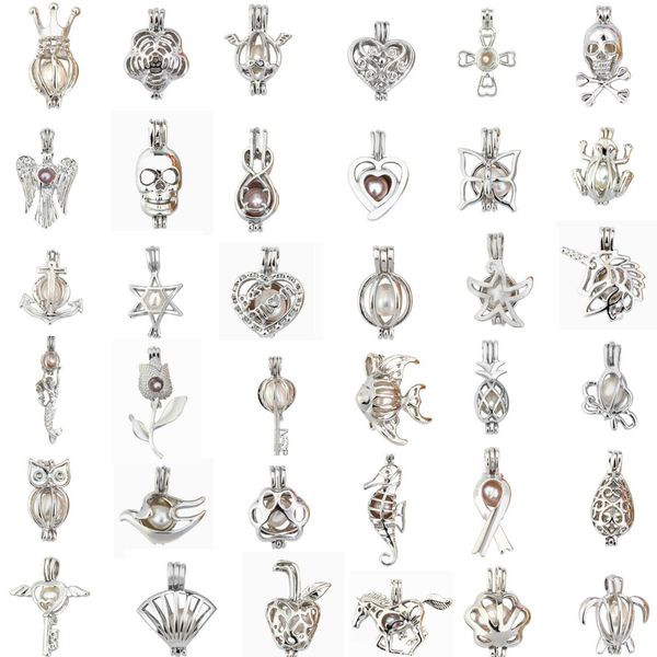 mix 30 styles pearl cage pendant love wish natural pearl with oyster pearl mix design hollow locket, Silver
mix 30 styles pearl cage pendant love wish natural pearl with oyster pearl mix design hollow locket, Silver
