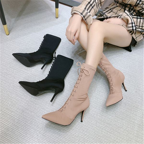boots woman ankle short flock cross-tied pointed toe thin heels autumn winter shoes comfortable 2021 slip on women, Black
boots woman ankle short flock cross-tied pointed toe thin heels autumn winter shoes comfortable 2021 slip on women, Black