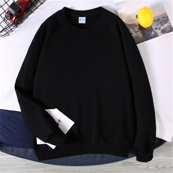 autumn pure cotton terry men's sweater tide brand custom logo round neck casual loose sports solid color printing, Black
autumn pure cotton terry men's sweater tide brand custom logo round neck casual loose sports solid color printing, Black