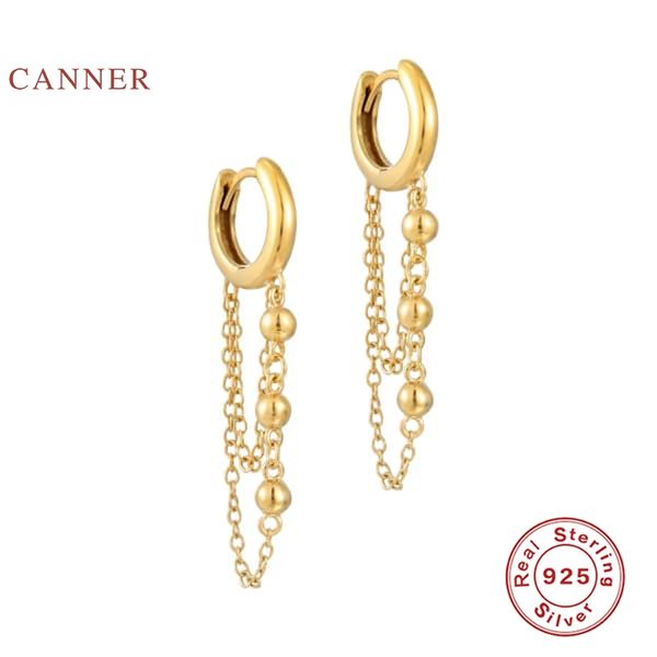 hoop & huggie canner real 925 sterling silver earrings for women bead chain hoops zircon diamond korean gold jewelry pendientes, Golden;silver
hoop & huggie canner real 925 sterling silver earrings for women bead chain hoops zircon diamond korean gold jewelry pendientes, Golden;silver