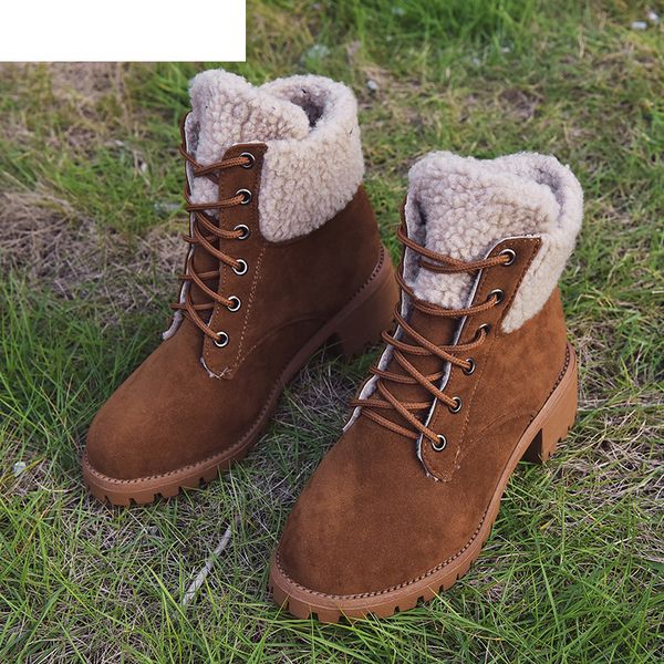 winter 2020 women's boots high heel shoes warm ankle with thick cotton women's lace-up cotton shoes plus size 43, Black
winter 2020 women's boots high heel shoes warm ankle with thick cotton women's lace-up cotton shoes plus size 43, Black