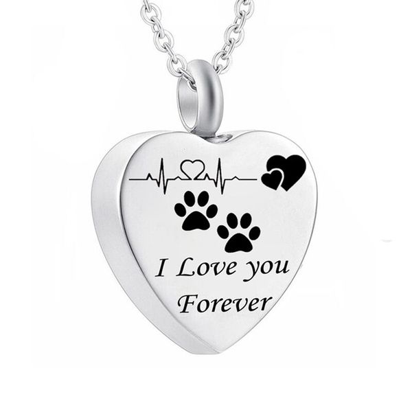 pet memorial necklace for ashes cremation dog print necklace electrocardiogram memorial jewelry pendant cremation jewelry, Silver
pet memorial necklace for ashes cremation dog print necklace electrocardiogram memorial jewelry pendant cremation jewelry, Silver