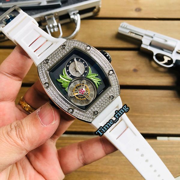 version rm19-02 skeleton dial silver diamond case japan miyota automatic movement sapphire mens watch white rubber strap sport watches, Slivery;brown
version rm19-02 skeleton dial silver diamond case japan miyota automatic movement sapphire mens watch white rubber strap sport watches, Slivery;brown
